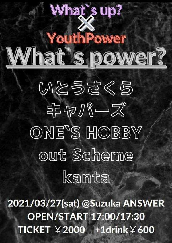 What's up?×YouthPower ～What's power?